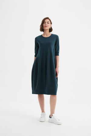 DIAGONAL SEAM WINTER DRESS