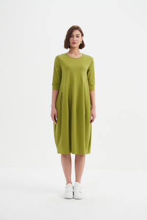 DIAGONAL SEAM WINTER DRESS