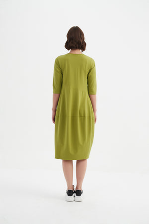 DIAGONAL SEAM WINTER DRESS