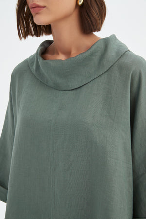 [PRE-ORDER] FUNNEL NECK BOXY TOP
