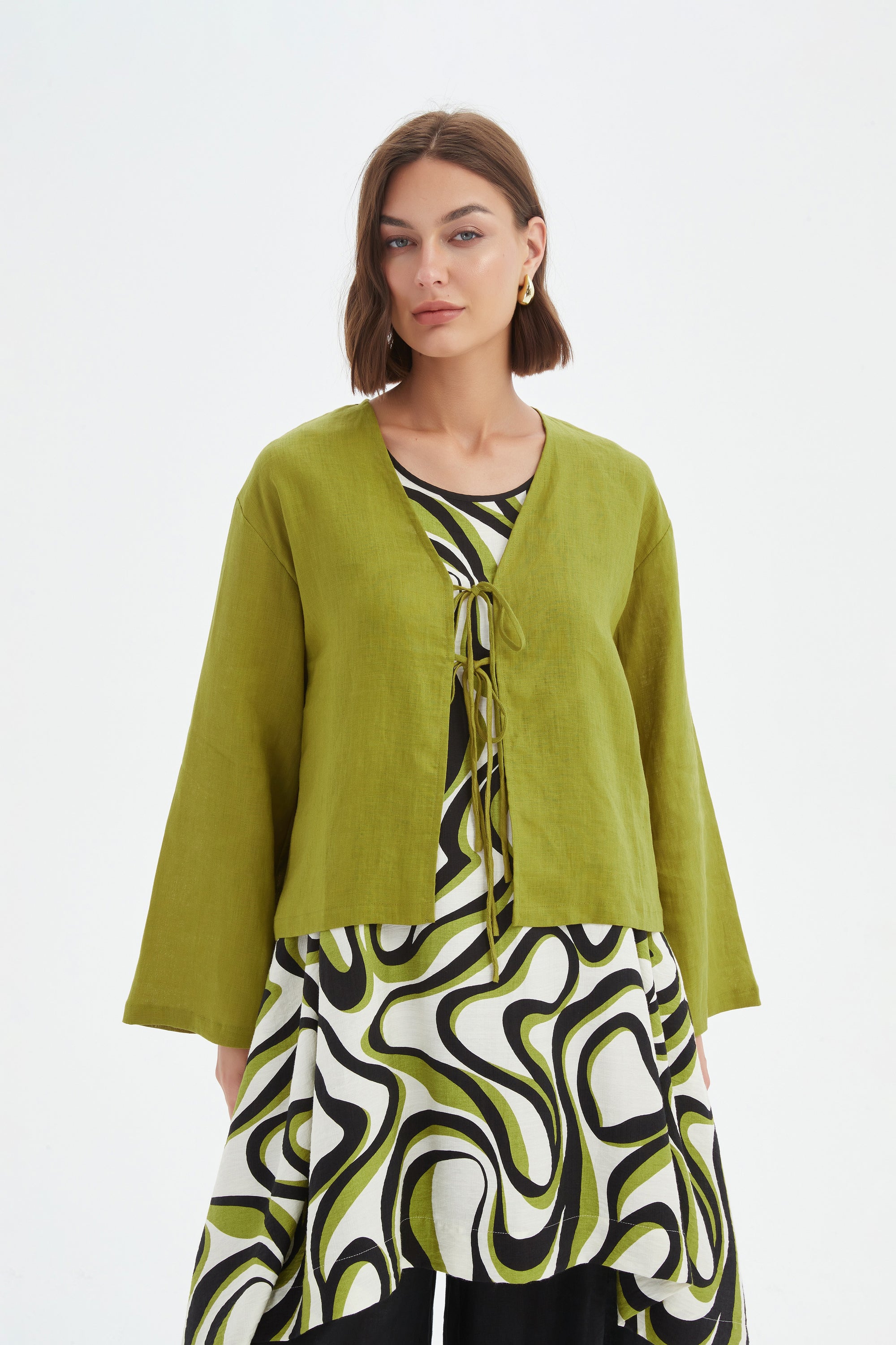 TIE FRONT TOP