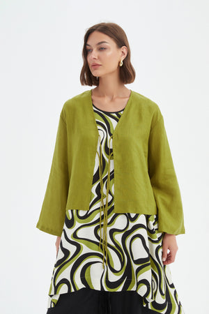 TIE FRONT TOP