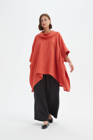 [PRE-ORDER] OVERSIZED COLLAR PONCHO