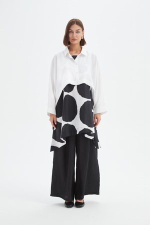 WIDE CROP OVERSHIRT