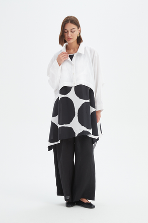 WIDE CROP OVERSHIRT