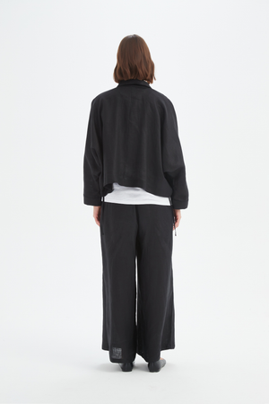 WIDE CROP OVERSHIRT