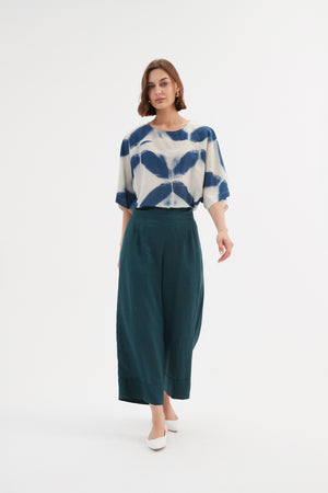 WIDE LEG LINEN PANT