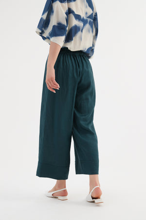 WIDE LEG LINEN PANT