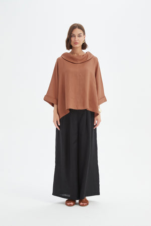 [PRE-ORDER] FUNNEL NECK BOXY TOP