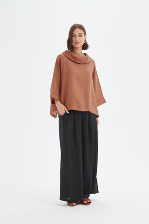 [PRE-ORDER] FUNNEL NECK BOXY TOP