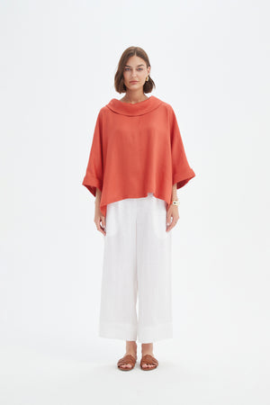 [PRE-ORDER] FUNNEL NECK BOXY TOP