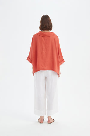 [PRE-ORDER] FUNNEL NECK BOXY TOP