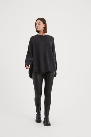 EXPOSED SEAM KNIT