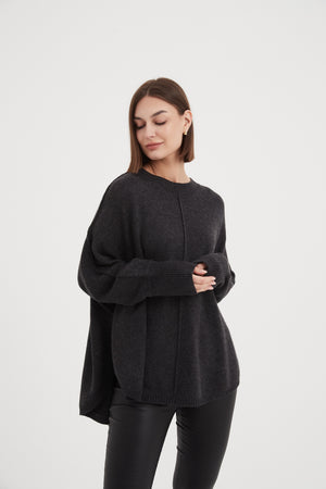 EXPOSED SEAM KNIT