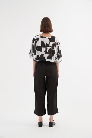 WIDE LEG LINEN PANT