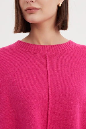 EXPOSED SEAM KNIT