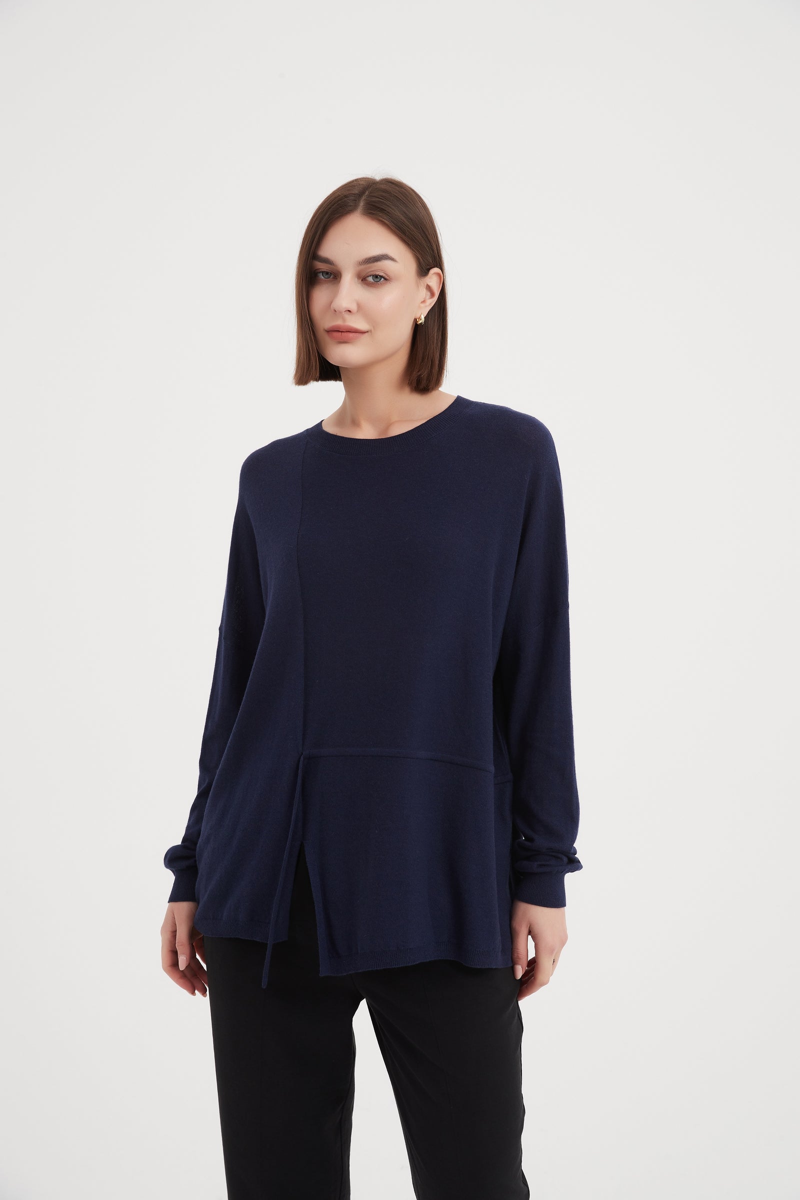 SPLIT DETAIL KNIT TOP