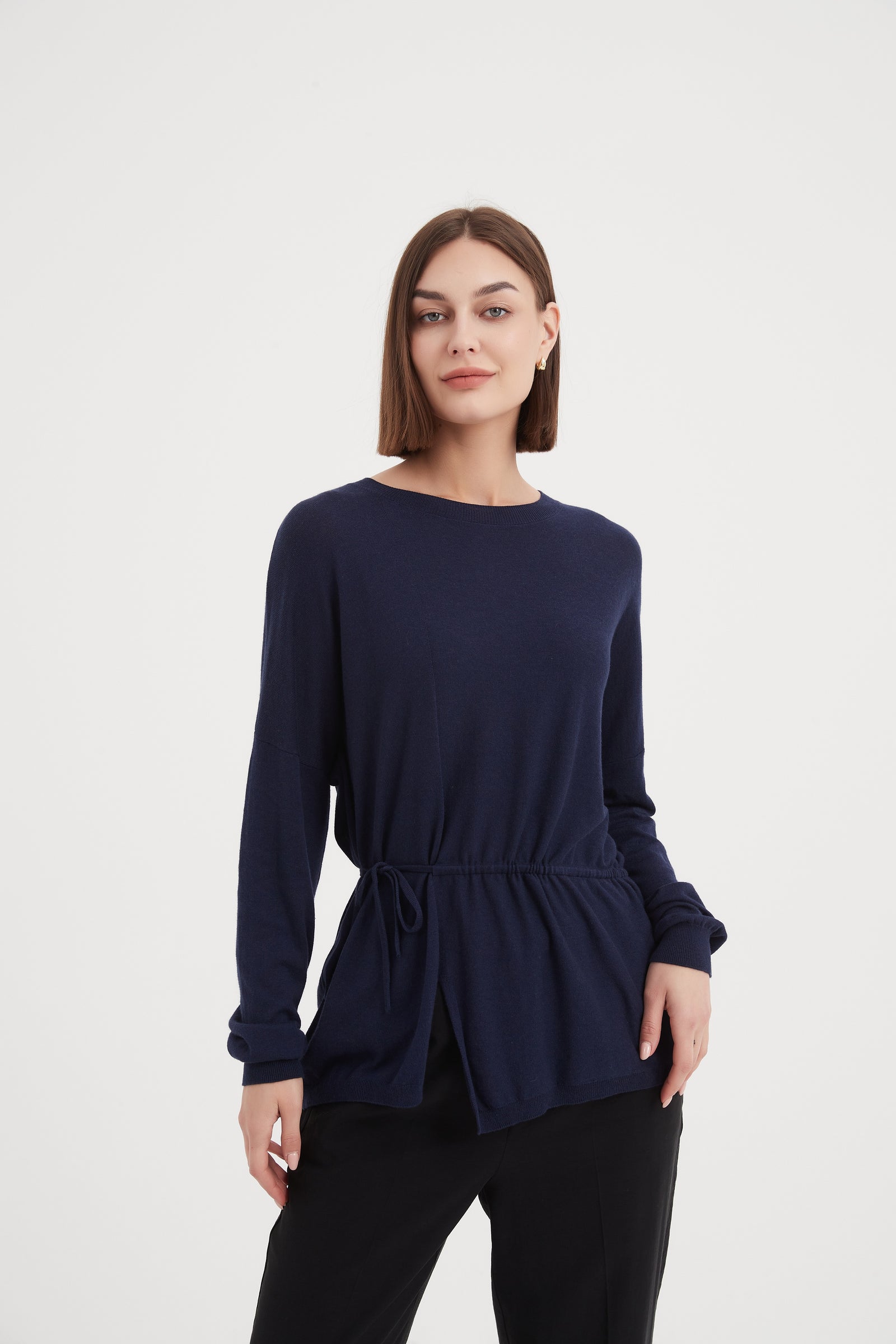 SPLIT DETAIL KNIT TOP