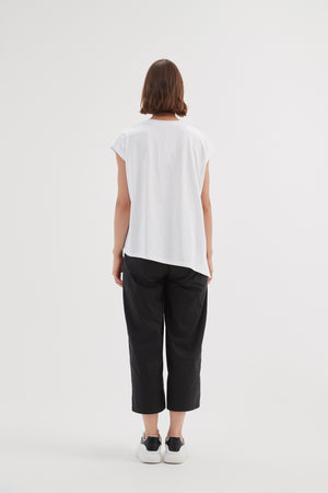 ASYMMETRIC SEAM TEE