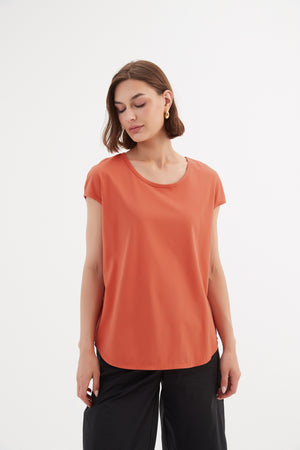 CAP SHOULDER TEE