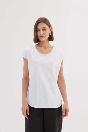 CAP SHOULDER TEE