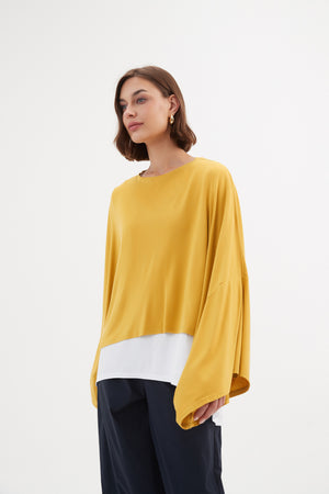 JERSEY OVERSIZED LAYER TOP