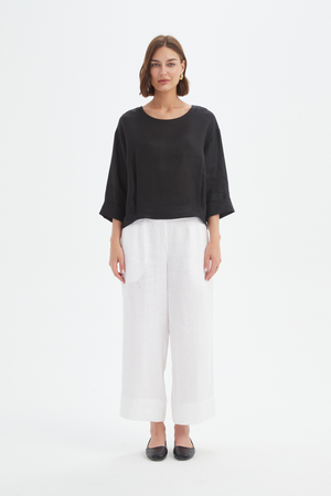 PLEAT HEM TOP