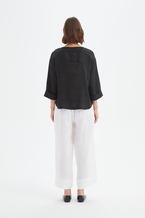 PLEAT HEM TOP