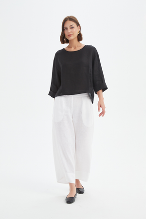 PLEAT HEM TOP