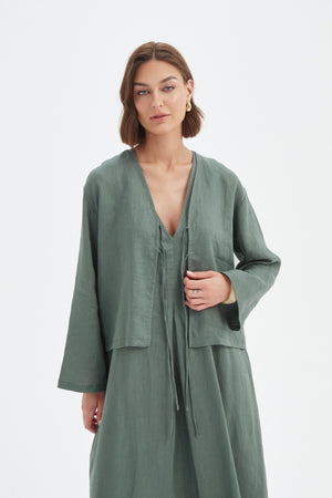 TIE FRONT TOP