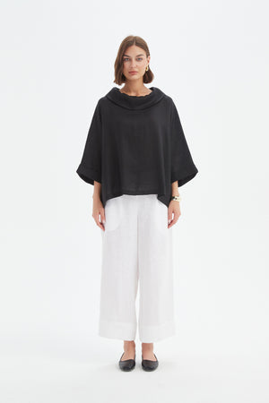 [PRE-ORDER] FUNNEL NECK BOXY TOP
