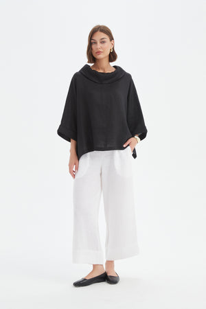 [PRE-ORDER] FUNNEL NECK BOXY TOP