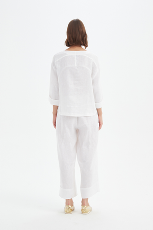 PLEAT HEM TOP