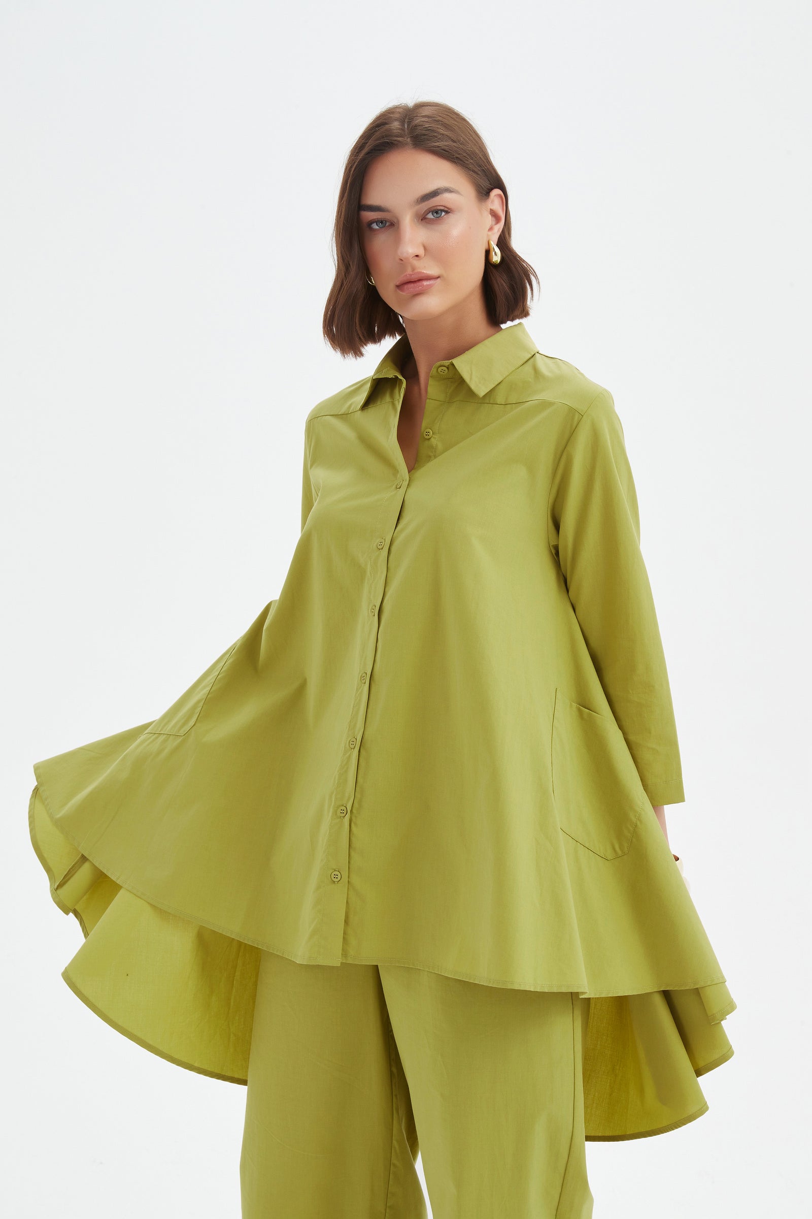 SWING BACK LYOCELL SHIRT