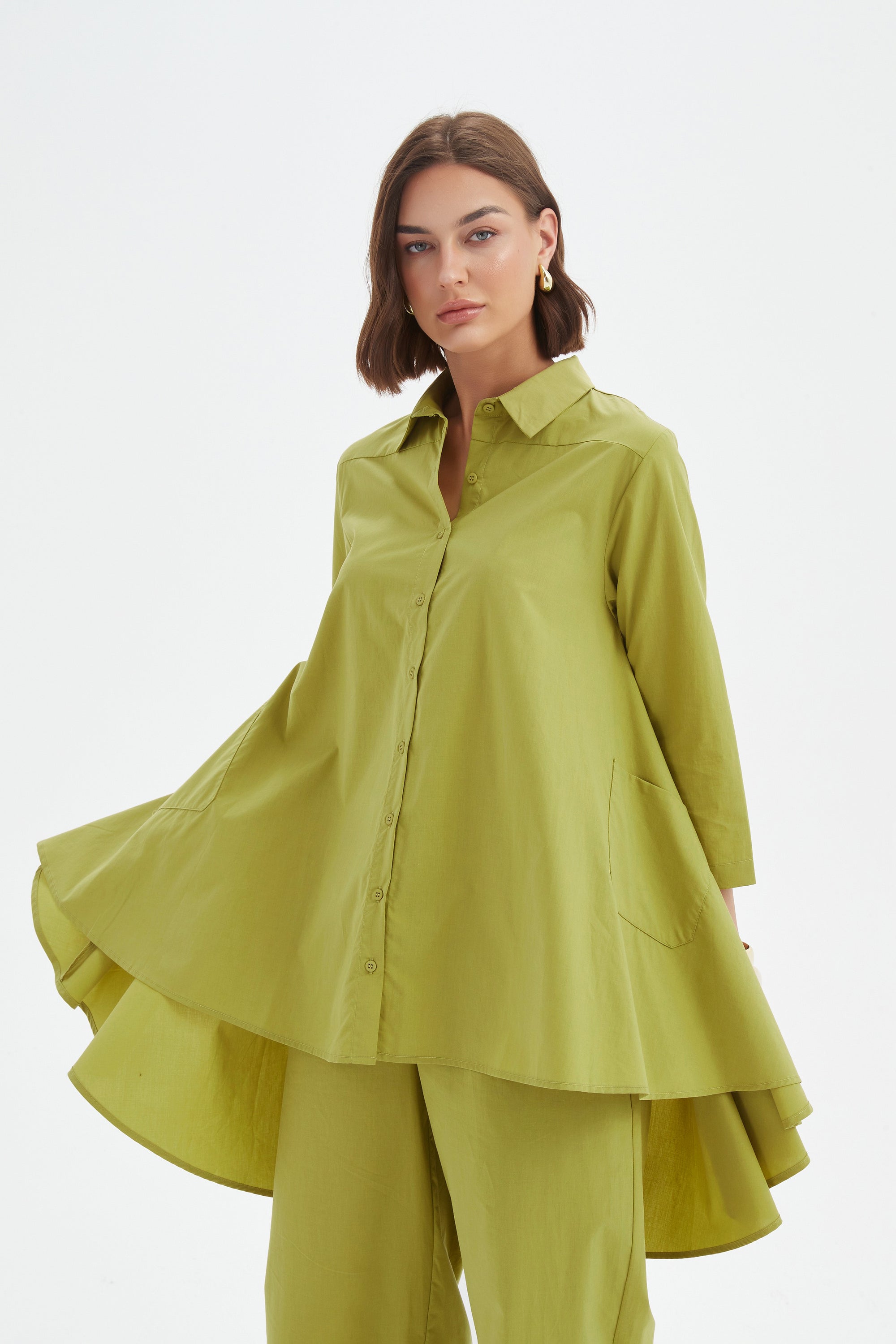 SWING BACK LYOCELL SHIRT