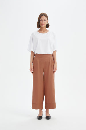 WIDE LEG LINEN PANT