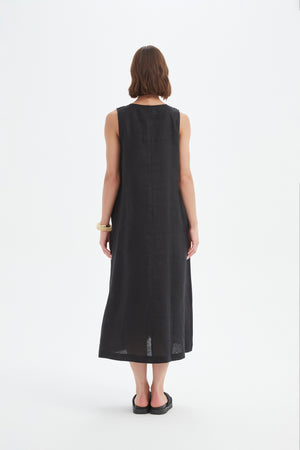 INVERTED PLEAT DRESS