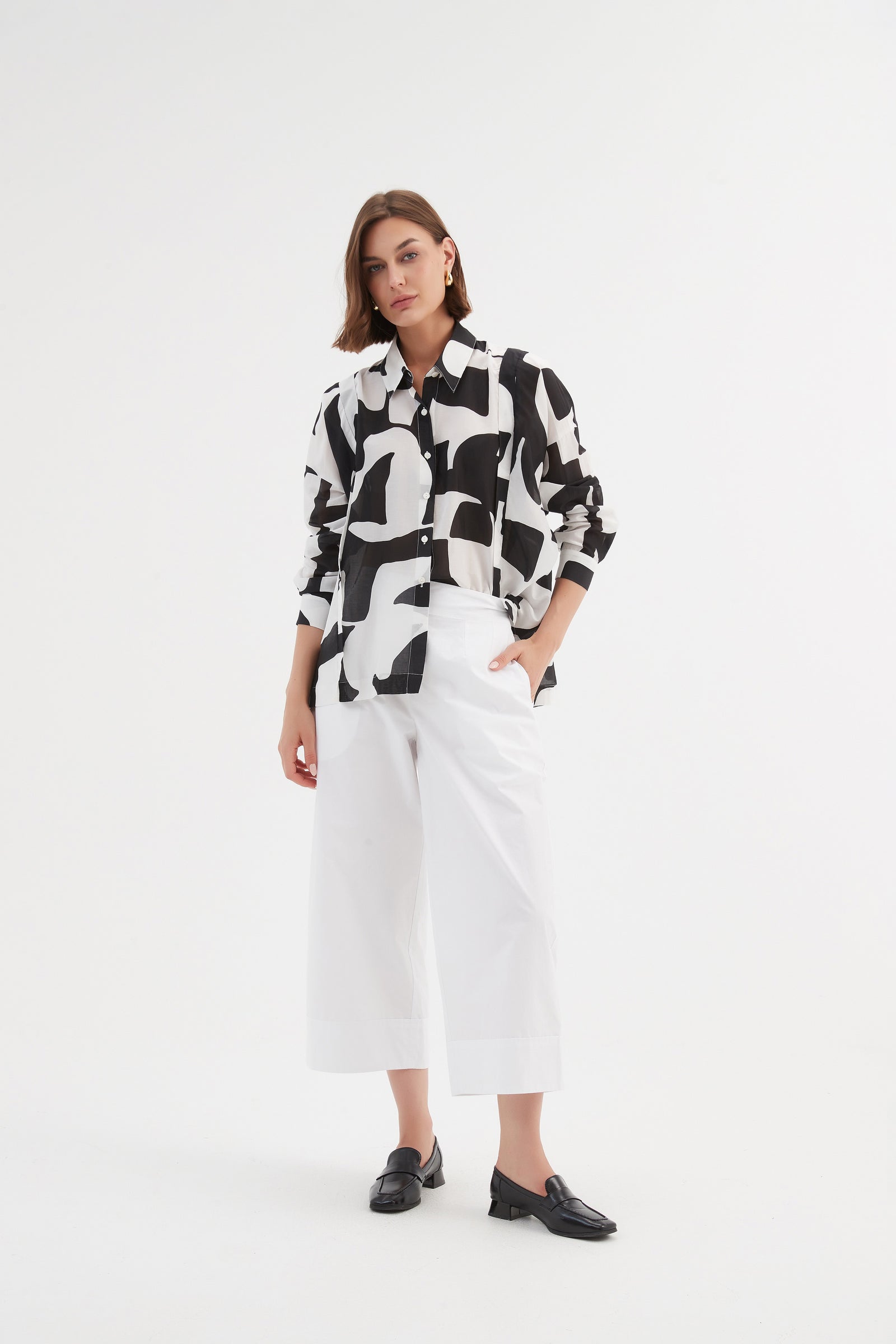BOXY PLEAT SHIRT