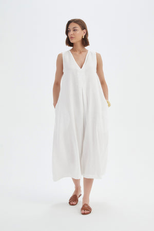 INVERTED PLEAT DRESS