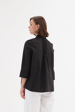 PIN TUCK DETAIL SHIRT