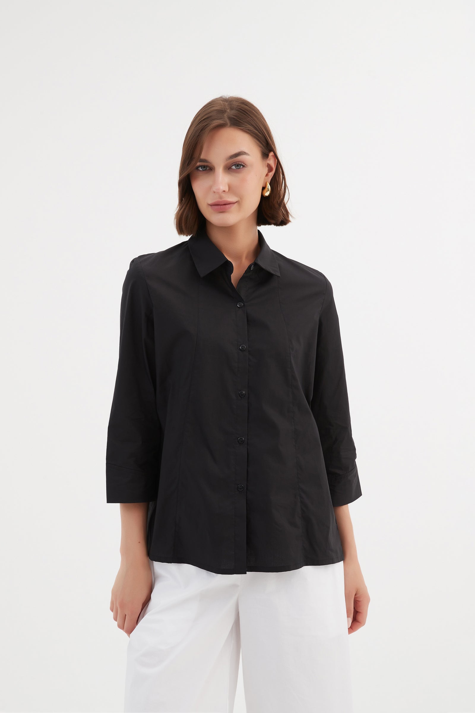 Tirelli women’s structured coat modern minimalist look