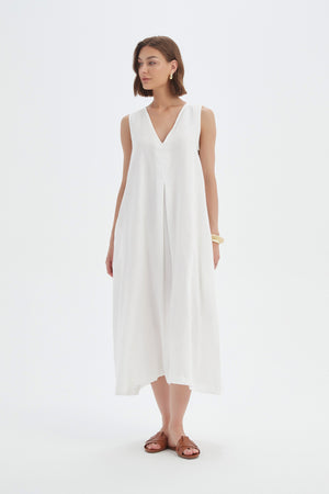 INVERTED PLEAT DRESS