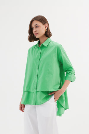 TIERED FRONT SHIRT