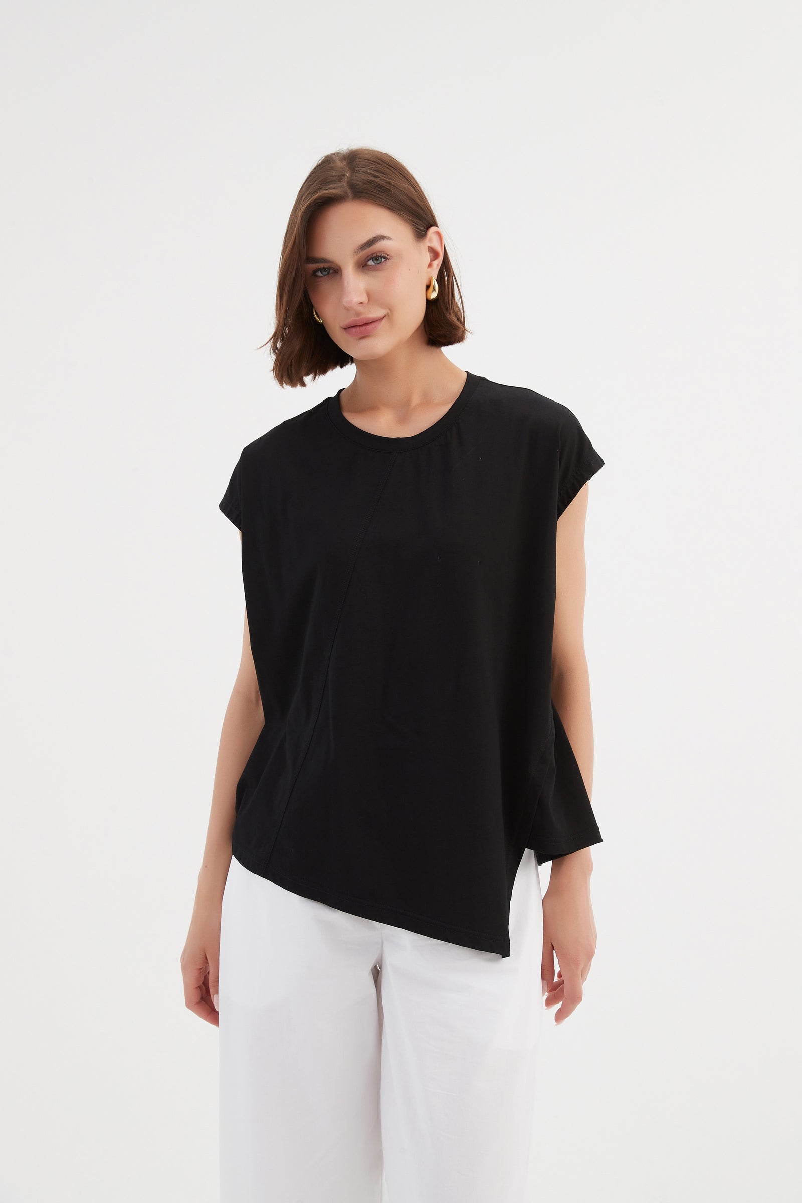 ASYMMETRIC SEAM TEE