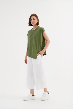 ASYMMETRIC SEAM TEE