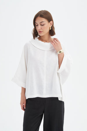 [PRE-ORDER] FUNNEL NECK BOXY TOP