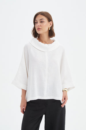 [PRE-ORDER] FUNNEL NECK BOXY TOP