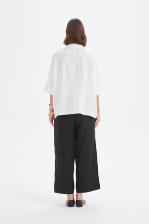 SEAM DETAIL BOXY SHIRT