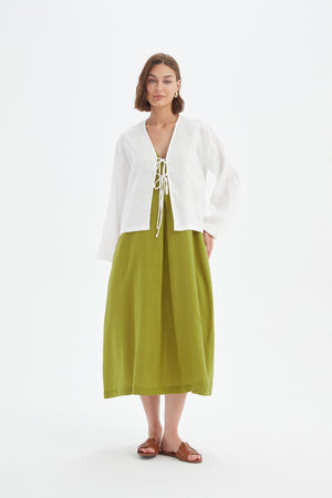TIE FRONT TOP