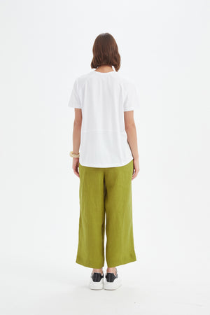 RAGLAN BACK COMBI TEE